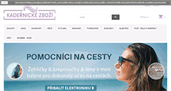 Desktop Screenshot of kadernickezbozi.cz